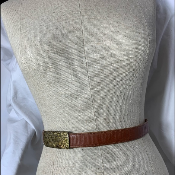 COACH Sienna 3908 tan leather belt small women main image 12